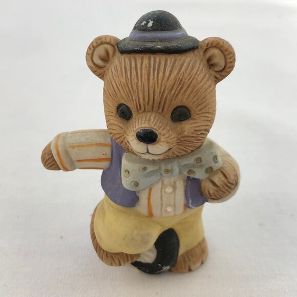 Homco Circus Teddy Bears #1449 Porcelain Figurines Lot of 3 - Picture 2 of 8